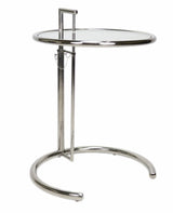 Tavolino Taffy Dimehouse Argento LxPxH 60x60x50 Vetro Bianco foto vista frontale