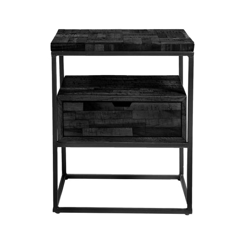 Tavolino Ruby DH Interior Nero Bianco foto vista frontale