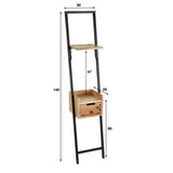 Comodino Vanessa DH Interior Acacia LxLxH 140x30x25 Legno di acacia Bianco Indicazione dimensione foto