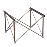 Tavolo da campeggio pieghevole in alluminio 72x65x51 cm Dimehouse Nero LxPxH 81x18x18 Alluminio Bianco dettaglio foto