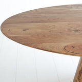 Tavolo da pranzo Amelia Dimehouse Rovere LxPxA 188x108x11 Legno di acacia Foto suggestiva vista diagonale frontale