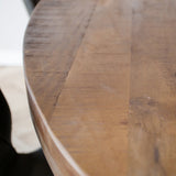 Tavolo da pranzo Lennon Dimehouse Marrone LxPxA 203x110x10 Legno di mango Dettaglio fotografico atmosferico