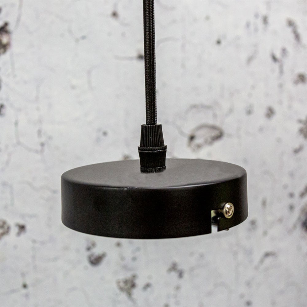 Lampada a sospensione Katie Smokey Dimehouse Antracite LxPxH 29x22x21 Vetro Atmosfera foto diversa