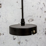 Lampada a sospensione Katie Smokey Dimehouse Antracite LxPxH 29x22x21 Vetro Atmosfera foto diversa