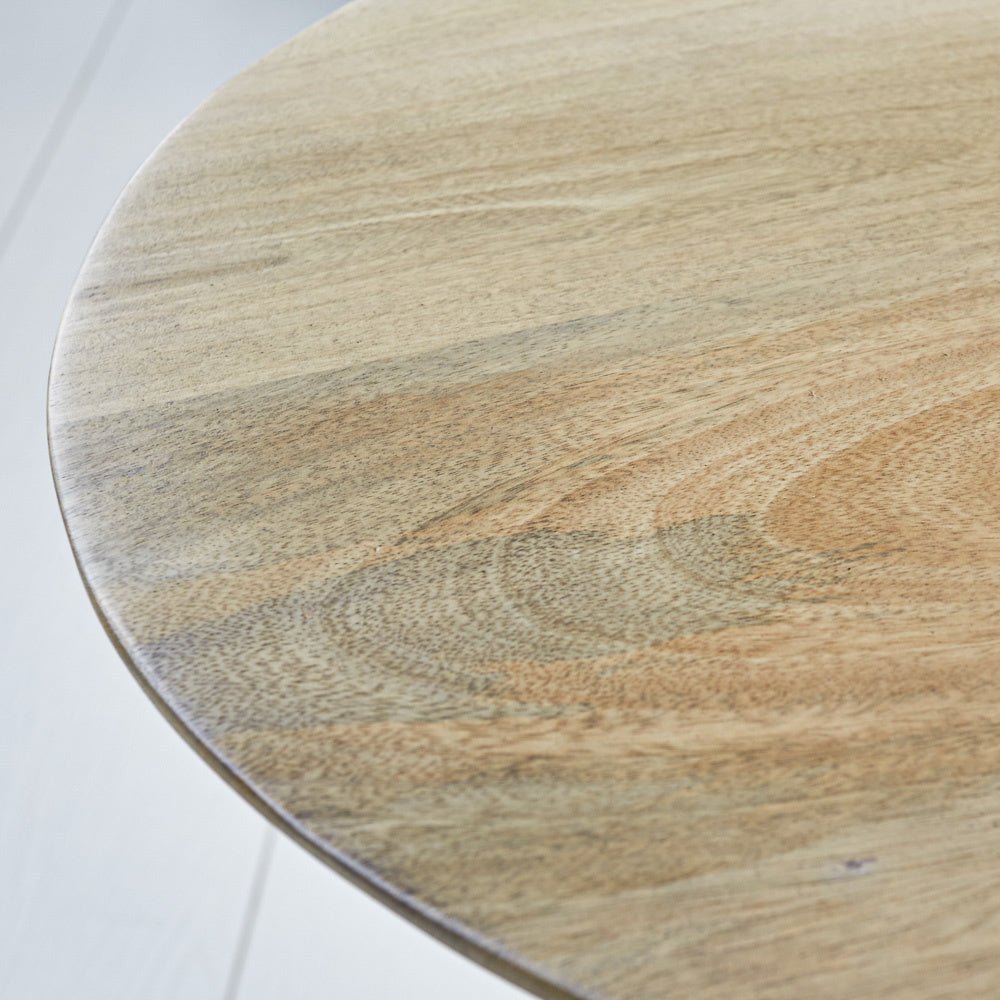 Tavolino Rory Rovere Dimehouse Rovere LxPxH 55x55x55 Legno di mango Campione di colore fotografico atmosferico