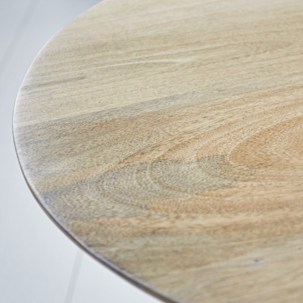Tavolino Rory Rovere Dimehouse Rovere LxPxH 75x75x45 Legno di mango Campione di colore fotografico atmosferico