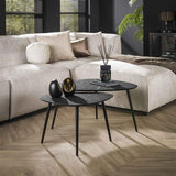 Tavolino Luna DH Interior Grey LxLxH 83x13x12 Grigio Foto ambientale vista diagonale frontale