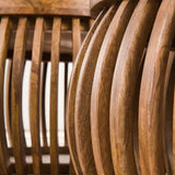 Tavolino Hans DH Interior Mango LxLxH 88x88x45 Legno di mango Campione di colore fotografico atmosferico