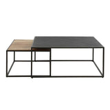 Tavolino Veronika DH Interior Slate LxLxH 97x68x48 Slate Bianco foto diagonale vista frontale