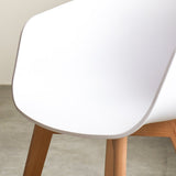 Sedia per sala da pranzo Herning Dimehouse Bianco LxPxA 68x60x51 Plastica Foto di dettaglio atmosferico