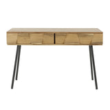 Toeletta Alisa DH Interior Acacia LxLxH 125x46x23 Legno di acacia Bianco foto vista frontale
