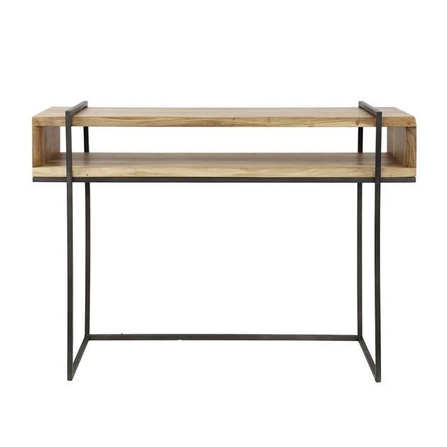 Toeletta Jojo DH Interior Acacia LxLxH 116x41x28 Legno di acacia Bianco foto vista frontale