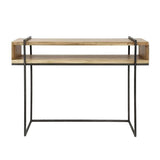 Toeletta Jojo DH Interior Acacia LxLxH 116x41x28 Legno di acacia Bianco foto vista frontale