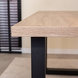 Piano del tavolo in rovere Lenzo Robson Dimehouse Marrone LxPxH 172x83x7 Melaminico Atmosfera dettaglio foto