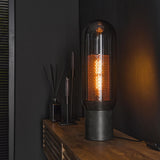 Lampada da tavolo Hilda DH Interior Nero LxLxH 46x38x21 Metallo Foto atmosferica vista frontale diagonale
