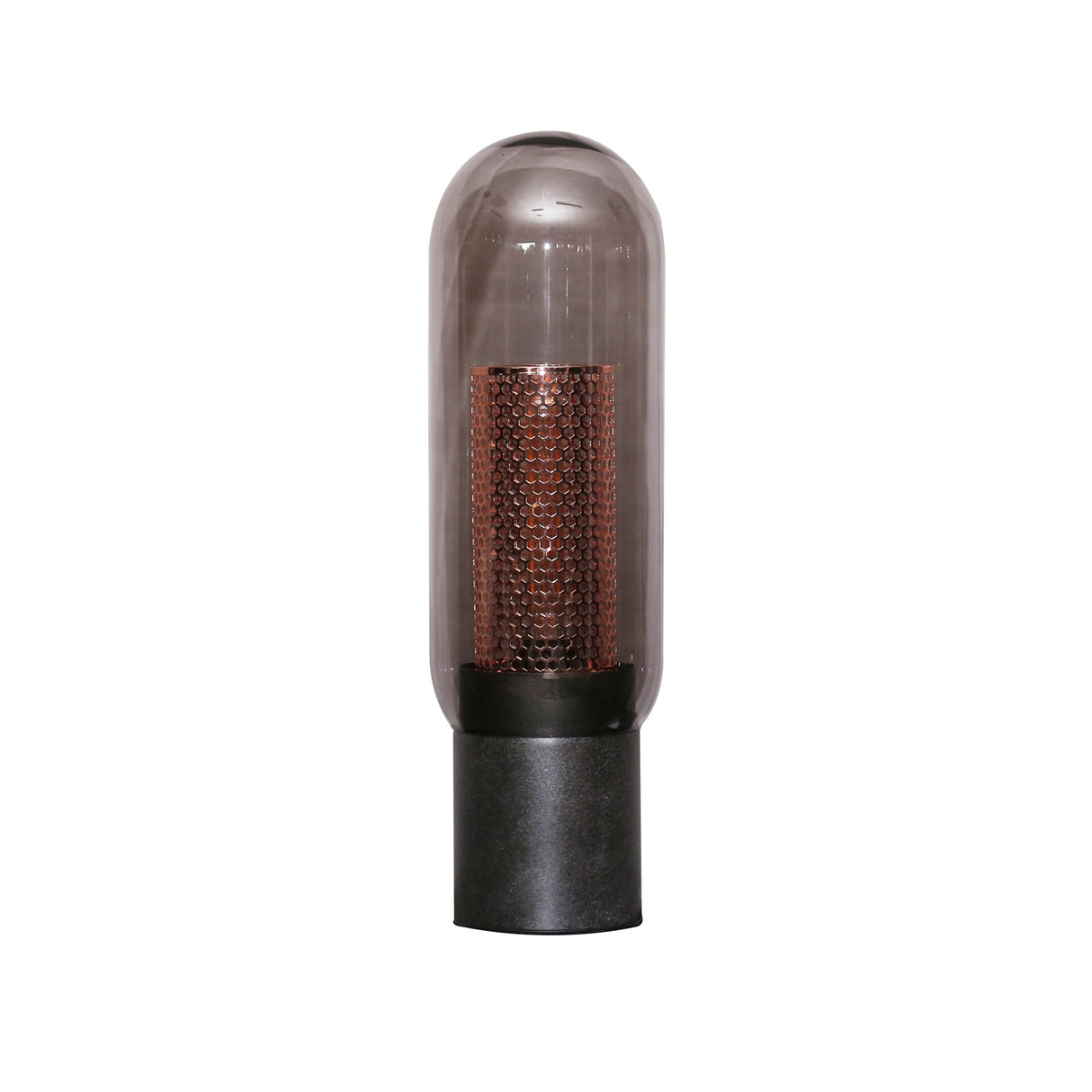 Lampada da tavolo Hilda DH Interior Nero LxLxA 46x38x21 Metallo Bianco foto diagonale vista frontale