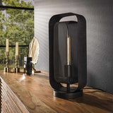 Lampada da tavolo Jeff DH Interior Nero LxLxH 48x26x23 Metallo Foto atmosferica vista frontale diagonale