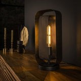 Lampada da tavolo Jeff DH Interior Nero LxLxH 48x26x23 Metallo Foto atmosferica vista frontale diagonale