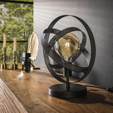 Lampada da tavolo Yari DH Interior Nero LxLxH 44x39x27 Metallo Foto atmosferica vista frontale diagonale