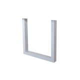 Telaio U Bianco Dimehouse Bianco LxPxA 78x74x29 Metallo Foto bianca vista frontale diagonale