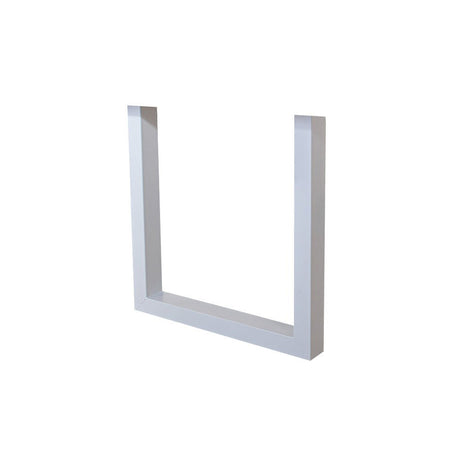 Telaio U Bianco Dimehouse Bianco LxPxA 78x74x29 Metallo Foto bianca vista frontale diagonale