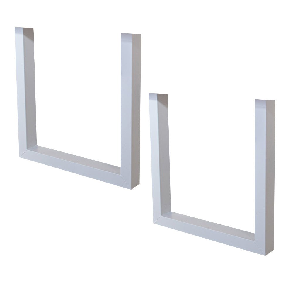 Telaio U Bianco Dimehouse Bianco LxPxA 78x74x29 Metallo Foto bianca vista frontale diagonale