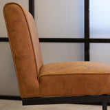 Sedia per sala da pranzo Nathan Dimehouse Cognac LxPxH 75x62x56 Tessuto Foto di dettaglio atmosferico