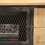 Credenza Bryce Dimehouse Marrone LxPxH 153x80x40 Legno di mango Dettaglio fotografico atmosferico