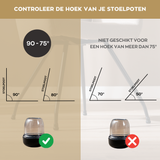 Floor protector - Carpet M - round transparent 14-19 Transparant