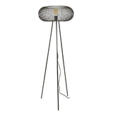 Lampada da terra Jill DH Interior Nero LxLxH 65x53x27 Nickel Bianco foto vista frontale