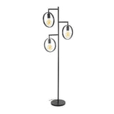 Lampada da terra Fabiola DH Interior Antracite LxLxH 61x61x12 Metallo Bianco foto vista frontale