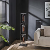 Lampada da terra Hilda DH Interior Nero LxLxH 162x38x29 Metallo Foto atmosferica vista frontale diagonale