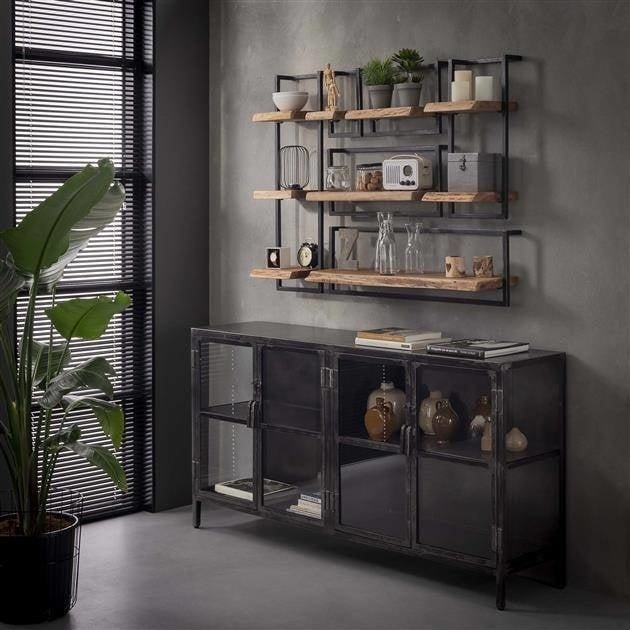Mensola a muro Aberdeen DH Interior Acacia LxLxH 65x32x12 Legno di acacia Foto atmosferica in situazione