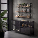 Mensola a muro Aberdeen DH Interior Acacia LxLxH 33x31x12 Legno di acacia Foto atmosferica in situazione
