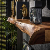 Mensola a muro Youri DH Interior Acacia LxLxH 156x31x13 Legno di acacia Atmosferica foto dettaglio