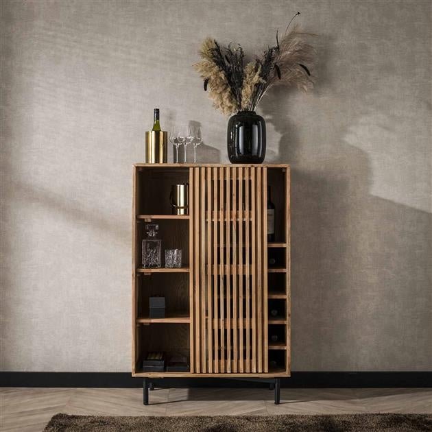 Cantinetta Monja DH Interior Acacia LxPxH 130x88x52 Legno di acacia Foto atmosferica vista frontale