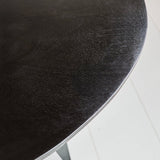 Tavolo da pranzo Cesare Dimehouse Nero LxPxA 195x105x9 Legno di mango Dettaglio fotografico atmosferico