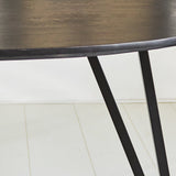 Tavolo da pranzo Cesare Dimehouse Nero LxPxA 216x116x9 Legno di mango Dettaglio fotografico atmosferico