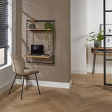 Scrivania Naomi DH Interior Acacia LxPxH 104x70x20 Legno di acacia Foto atmosferica vista frontale diagonale