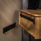 Comodino Maria DH Interior Mango LxLxH 51x47x27 Legno di mango Dettaglio fotografico atmosferico